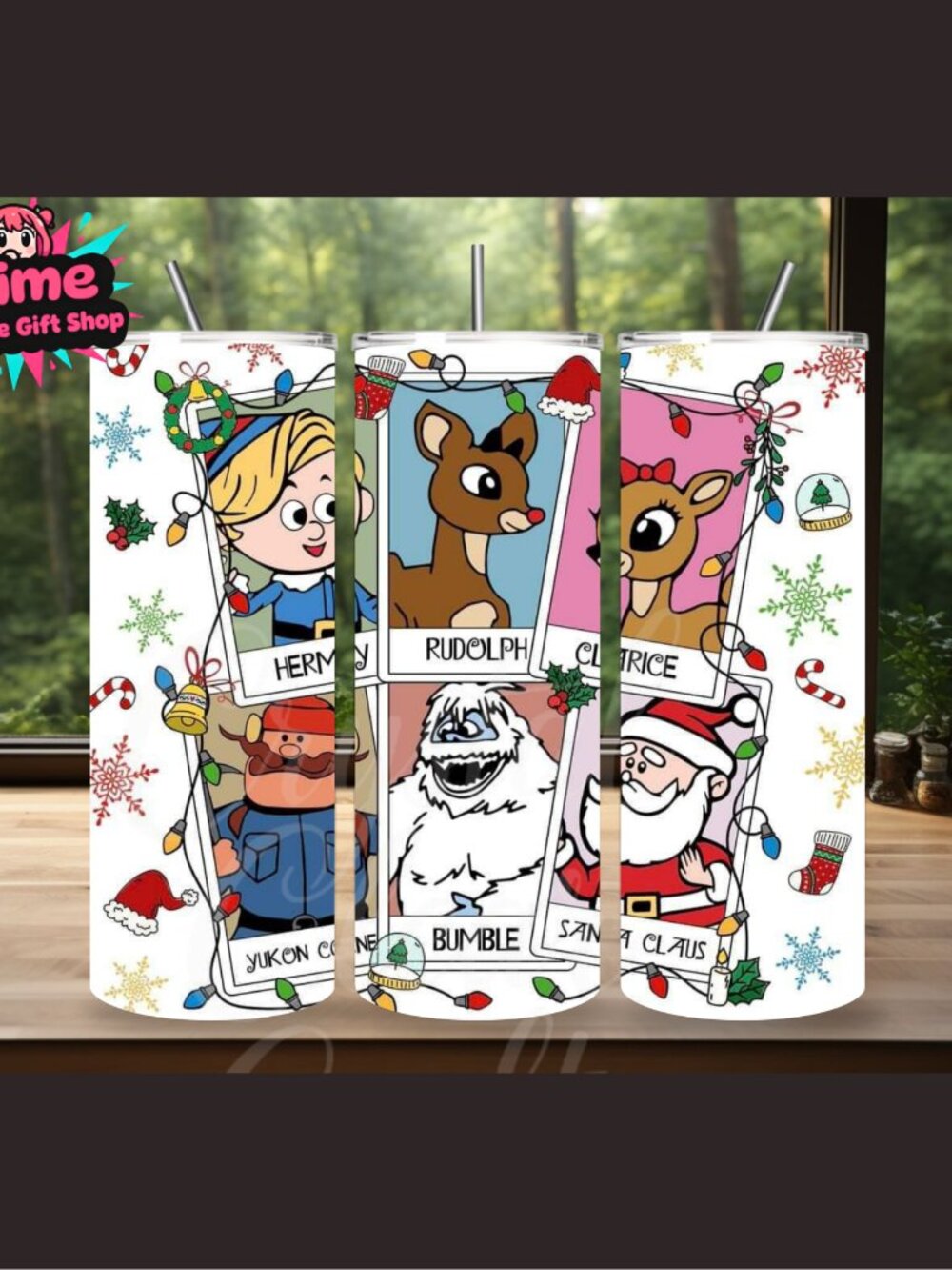 Classic Rudolph Christmas 20oz Stainless Steel Tumbler